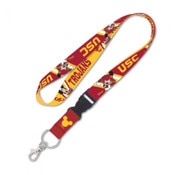 USC Trojans Mickey Mouse Football Lanyard